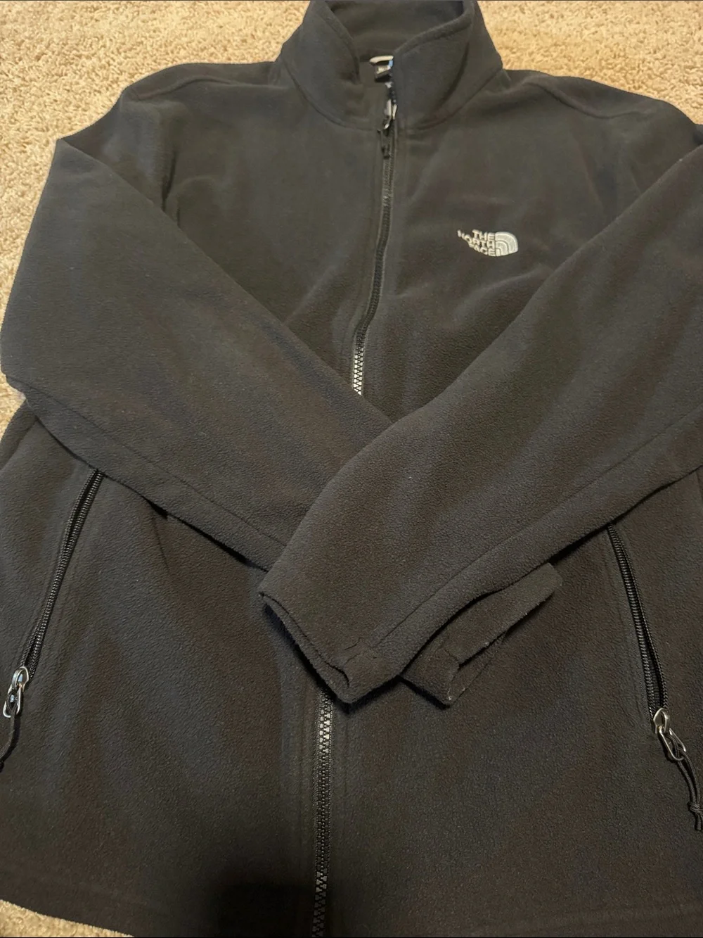 The North Face Black Full-Zip Fleece Jacket